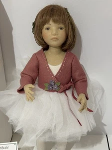 Muñeca Maggie Made Iacono ABRIA 2001 fieltro 17” primera bailarina articulada LE 8/70 - Imagen 1 de 20