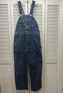 Mono Key Imperial Talla 38X31 Trabajo Carpintero Algodón Babero Azul Denim Botón Mosca - Imagen 1 de 18