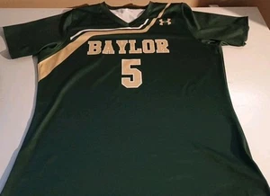 Under Armour University Of Baylor Soccer Jersey Womens Large Green - Picture 1 of 5