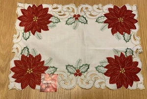 Lote de 6 Manteles Cuadrados de Navidad San Nicolás Recortados de Pascua Nuevos con Etiquetas - Imagen 1 de 4