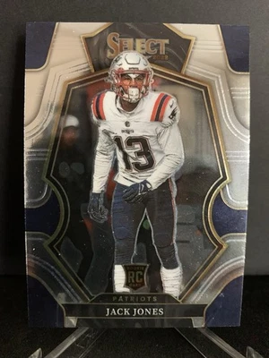 2022 Panini Select FOOTBALL JACK JONES ROOKIE BASE PATRIOTS RC - Image 1 of 2