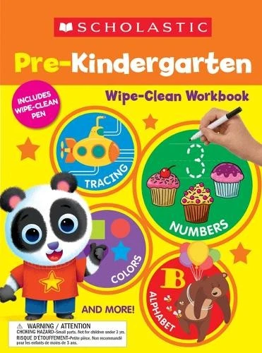 Scholastic Teaching Resources Scholastic Pre-K Wipe-Clean Workbook (Paperback) - Image 1 of 1