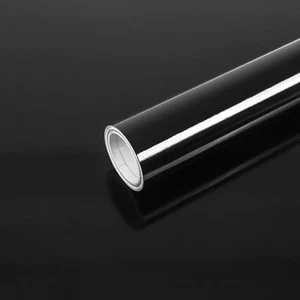 Black Contact Paper Peel and Stick Countertops Glossy Self-Adhesive Removable... - Picture 1 of 6