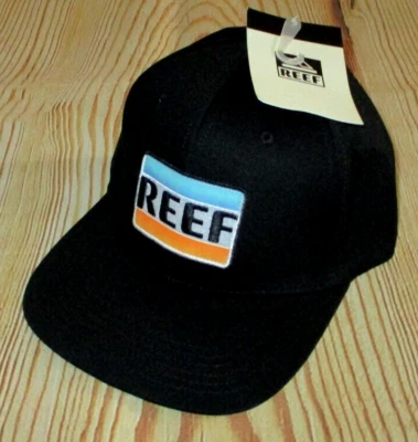 PARA HOMBRES REEF GORRA SNAPBACK NEGRA GORRA AJUSTABLE TALLA ÚNICA Foto 1 de 3