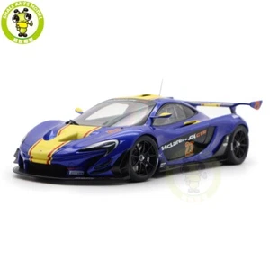 1/18 Mclaren P1 GTR Autoart 81542 Blue Model Car Gifts For Friends Father - Picture 1 of 12