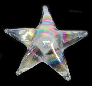 OPALISIERENDER KRISTALLSTERN FISCH BRIEFBESCHWERER - Bild 1 von 5