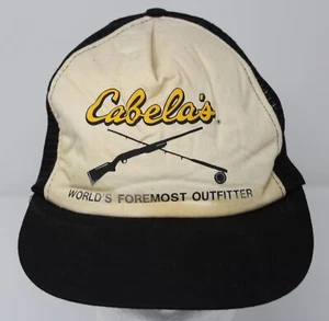 Vintage Cabela's World's Foremost Outfitter Trucker Hat Hunt Fish Snapback Cap - Picture 1 of 12
