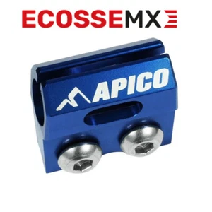 Abrazadera de manguera de freno Apico Yamaha YZ250F YZ450F YZ125 YZ250 2008-2022 AZUL motocross - Imagen 1 de 6