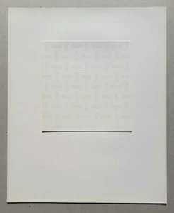 Antonio CALDERARA - "Momenti numero 2" (m) - Serigrafia e collage, 58 x 47 cm - Imagen 1 de 3