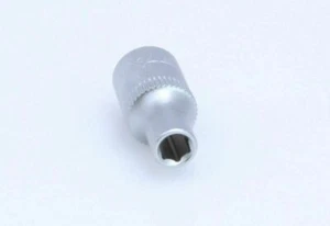 Zócalo de 5 mm ASTA 1/4" métrico de unidad 6 puntos (6PT) cromo vanadio (Cr-V) - Imagen 1 de 4