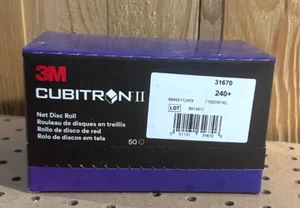 3M Cubitron II 50 pack net disc roll sandpaper 240 grit #31670 - Picture 1 of 2