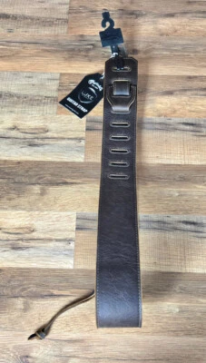 Correa de guitarra de cuero marrón oscuro LUXE by Martin Foto 1 de 4