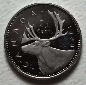 1989 Canada 25 Centavos Proof - Imagen 1 de 2