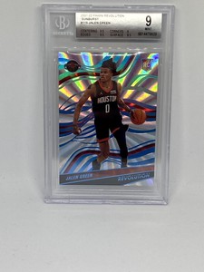 2021-22 Panini Revolution Sunburst /60 #115 Jalen Green RC BGS 9 Mint