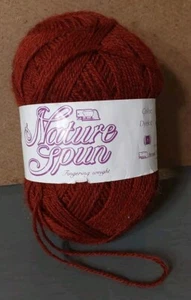Hilo de peso para dedos hilado Nature 1 madeja de lana 1,75 oz granada talla 1 - Imagen 1 de 3