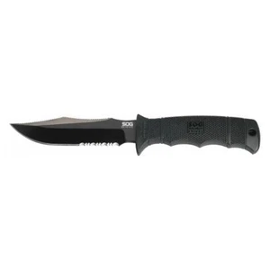 SOG E37T K Seal Pup Elite Tactical 4.75 Inch Fixed Blade Knife Black - Picture 1 of 6