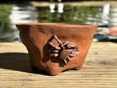 Японский горшок для бонсай Shohin ручной работы SHIBAKATSU 4,25 дюйма - Изображение 1 из 4