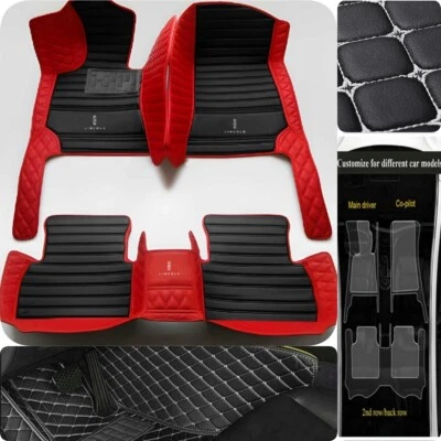 Fit For Lincoln MKC MKS MKT MKX MKZ Car Floor Mats Auto Carpet Luxury Waterproof - Image 1 of 4