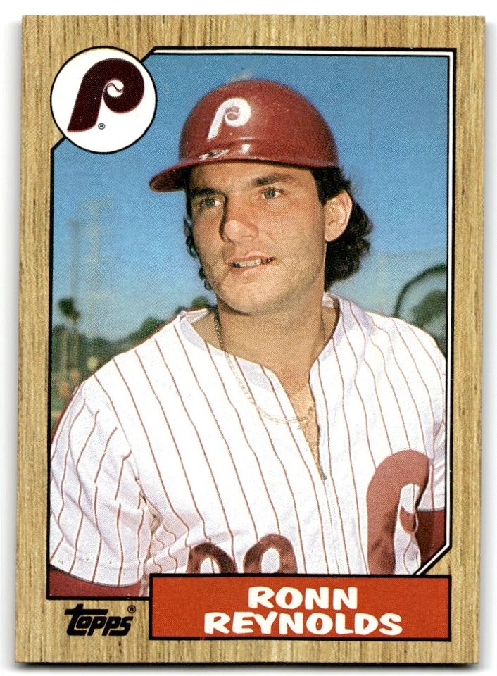 1987 Topps Ronn Reynolds a Philadelphia Phillies #471 - Image 1 of 2