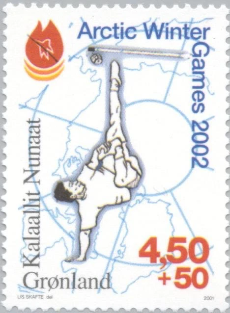 Greenland #MiBl21 MNH S/S 2001 Arctic Winter Games Globe [B26a] Foto 1 de 1