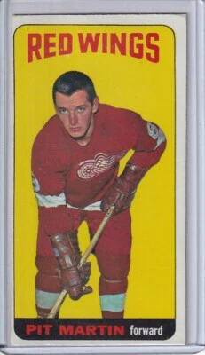  1964-65 Topps #1 Pit Martin RC - Detroit Red Wings - BV: $125 - (A) - Image 1 of 2
