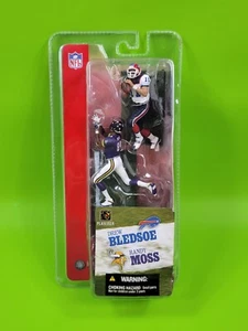 Mcfarlane NFL Drew Bledsoe & Randy Moss 2004 3" estatuillas ¡Nuevo! - Imagen 1 de 14