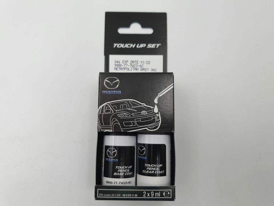 Kit de pincel de retoque original Mazda METROPOLITAIN GREY MICA 36C OEM part 900 - Imagem 1 de 1