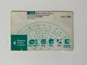 Barcelona - Spain - Metro / Bus Ticket 2011 - Picture 1 of 2