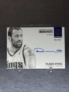 2017-18 Panini Encased Endorsements 91/99 Vlade Divac #E-VDV Auto Kings - Picture 1 of 2