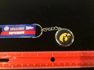 NEW Iowa Hawkeyes "Bottle Cap" Key Ring Chain - NCAA Officially Licensed  - Picture 1 of 2