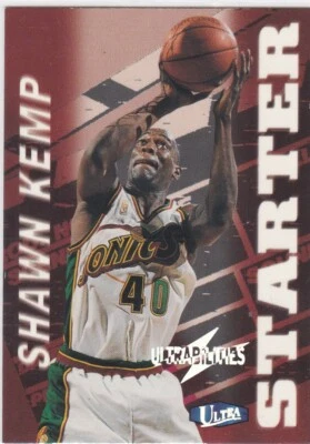 1997-98 Fleer Ultra Ultrabilities Starter Shawn Kemp Supersonics Free Shipping! - Image 1 of 2