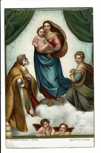 CPA -Carte postale-Allemagne -Royal galerie de Dresde- The Sistine Madona -S4796 - Imagen 1 de 2