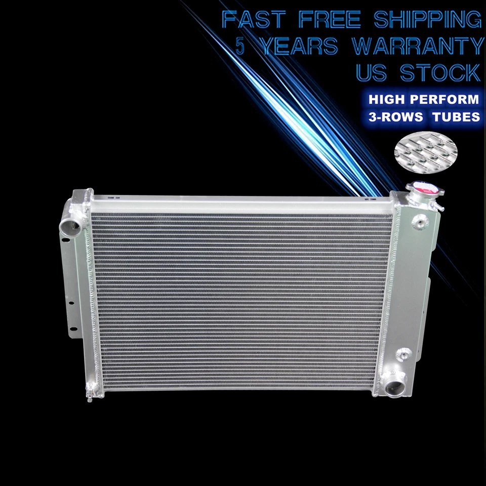 Radiador 370 de 3 filas para Chevy Camaro Pontiac Firebird Big Block 1967 1968 1969 23" Foto 1 de 4