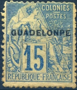GUADELOUPE : ALPHEE DUBOIS N° 19c GUADELONPE OBLITERATION LEGERE - COTE 125 € - Imagen 1 de 2