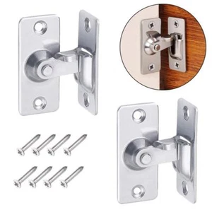 Alamic 90 Degree Door Lock 1-3/4" Right Angle Door Latch Bolt Stainless Steel... - Picture 1 of 7