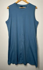 NWT ATM Anthony Thomas Melilo Sleeveless Blue Mini Dress Women's XL Casual Beach - Picture 1 of 10