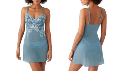 Wacoal Women's Instant Icon Chemise 814322 Blue Size 2X, L - Image 1 of 3