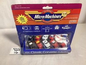 Vintage NOS Galoob Micro Machines #24 Classic Corvette Collection 1980 - Picture 1 of 5