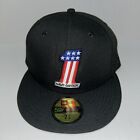 New Era Harley-Davidson 7 3/8 Fitted Baseball Cap Hat USA Flag Logo Black59Fifty