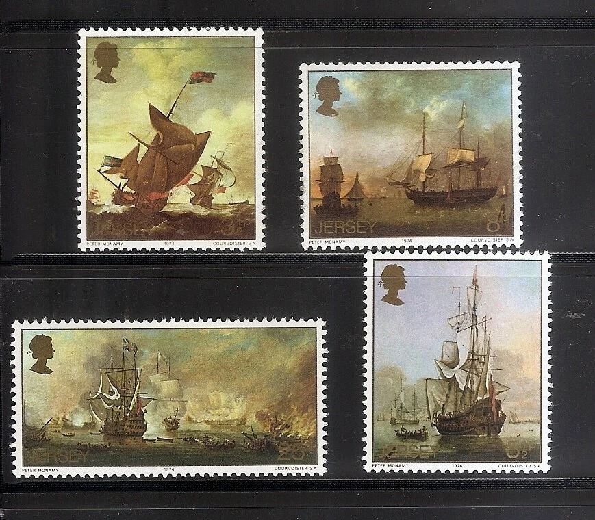 99c Starts - JERSEY GB UK  Ships Set of 4 Scott 116-19 SG 115-8 MNH - Image 1 of 1