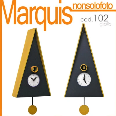 orologio a cucù art.102 "Norimberga"nero/giallo Pirondini Italia  Marquis  - Immagine 1 di 2