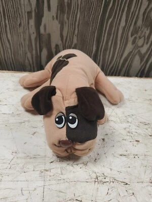 "De colección 1985 Pound Puppies Puppy Peluche 15"" Bronceado con Manchas Marrón Oscuro Tonka (d115)" Foto 1 de 4