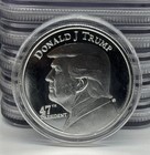 President Donald Trump 1 oz .999 Silver Coin 47th  Encapsulated