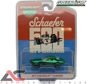 CHASE GREEN CHROME GREENLIGHT 30397 1:64 1971 CHEVROLET CAMARO (POCONO PACE CAR) - Bild 1 von 1