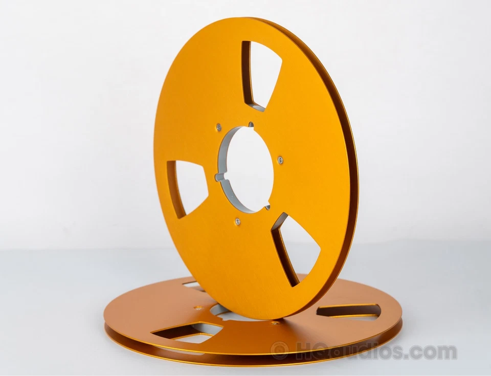 New Pair Aluminum Empty Tape Reel for Reel To Reel Tape Recorder– 7” & 10.5” - Image 1 of 1
