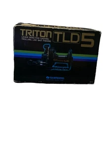 Shimano Triton TLD 5 Conventional Lever Drag Fishing Reel Made in Japan RARE - Picture 1 of 4