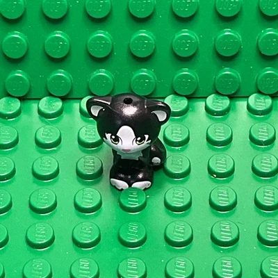 Lego cat black and white friends 11602PB0 one El Gato - Image 1 of 2