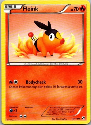 Floink 016/114 | Schwarz & Weiß | Deutsch | Pokémon TCG - Bild 1 von 2