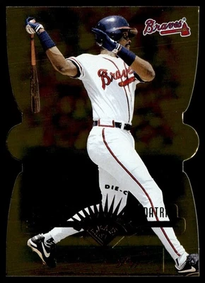 1997 Leaf Fractal Matrix Y-Axis Die Cut Fred McGriff #97 - Image 1 of 2