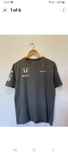 Vintage Honda Mclaren F1 Racing T Shirt Tee Size XL - Picture 1 of 5